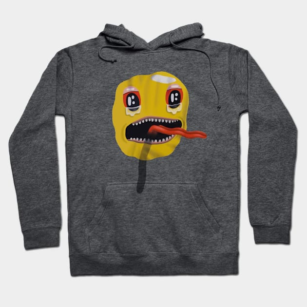 Sad Trippy Smiley Hoodie by samualweinberg